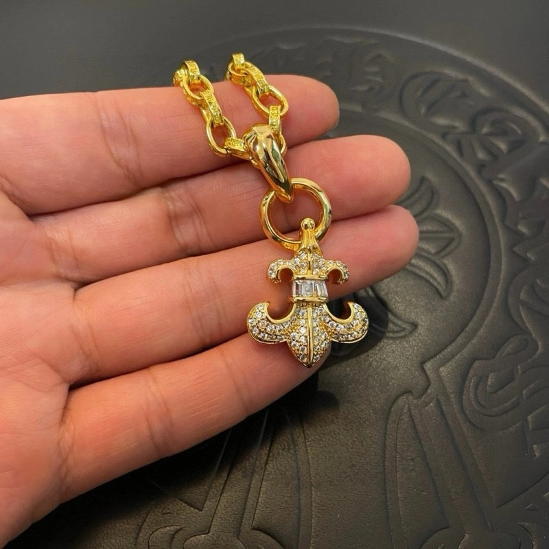 Cozy Chrome Hearts Necklaces 236680