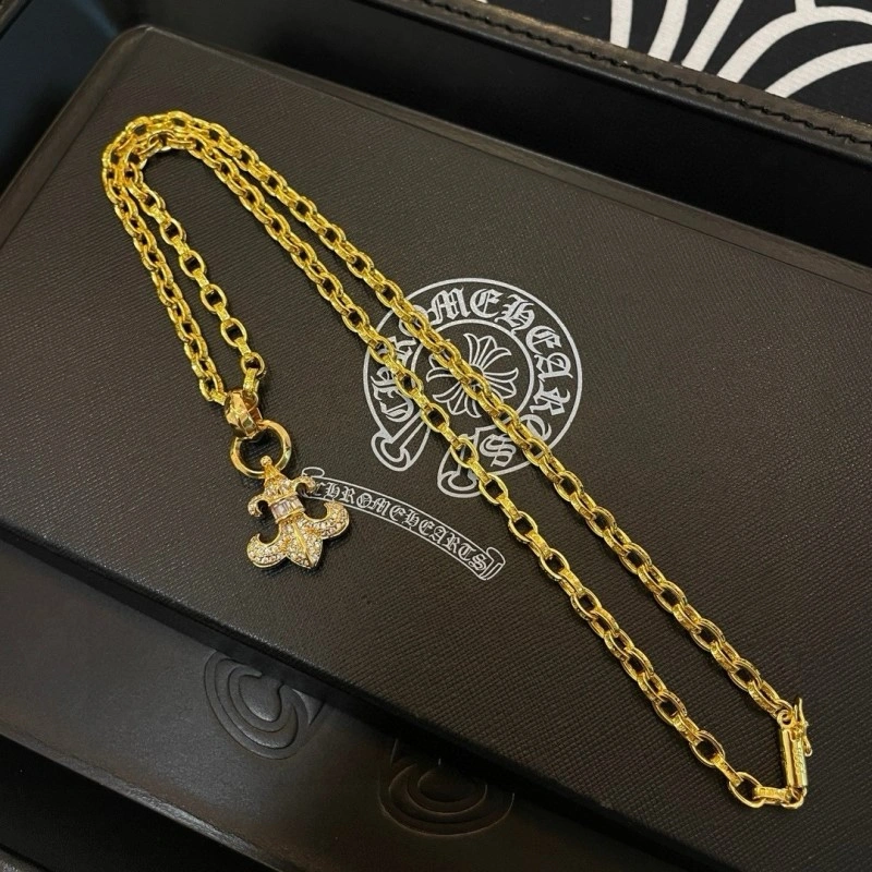 Cozy Chrome Hearts Necklaces 236680