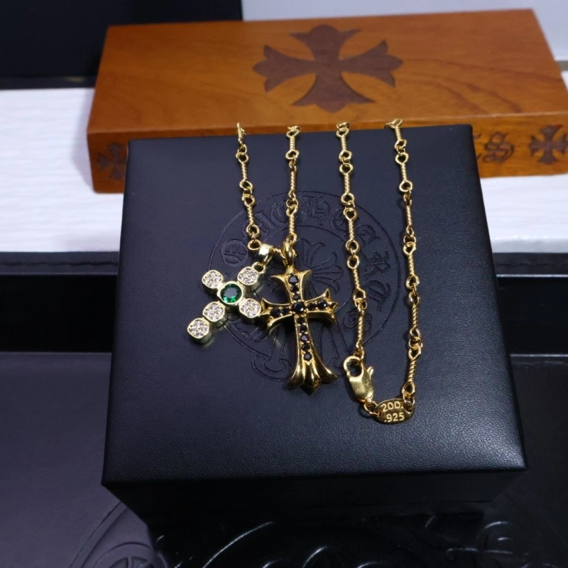 Seasonal Chrome Hearts Necklaces 236679