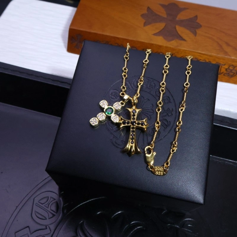Seasonal Chrome Hearts Necklaces 236679