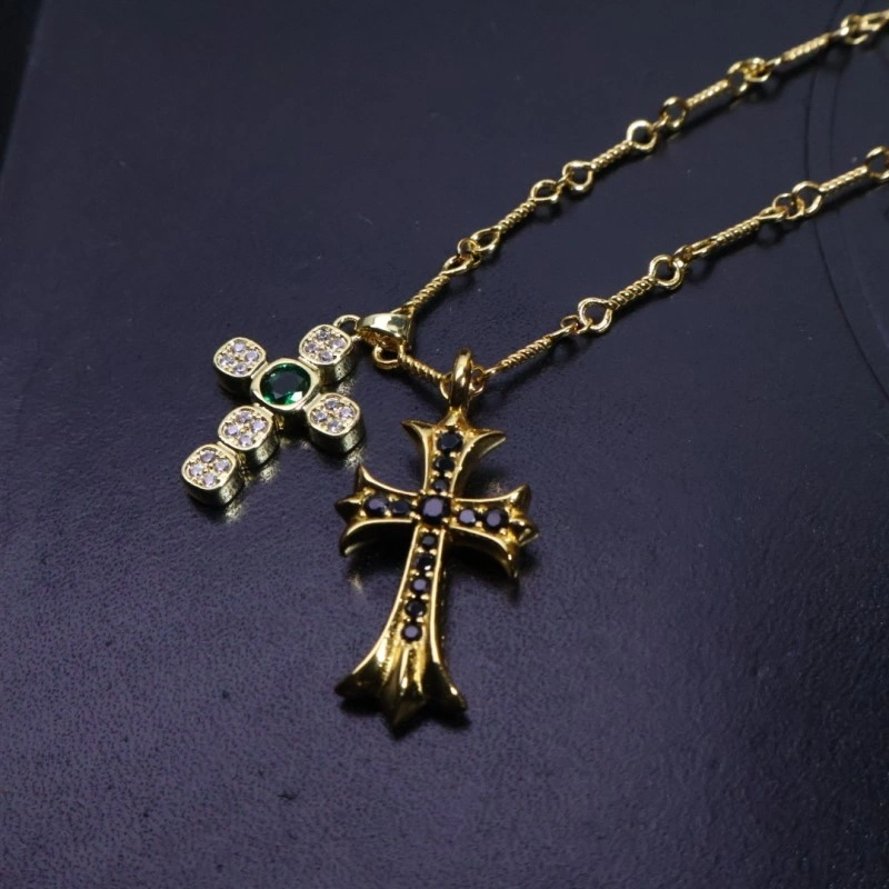Seasonal Chrome Hearts Necklaces 236679