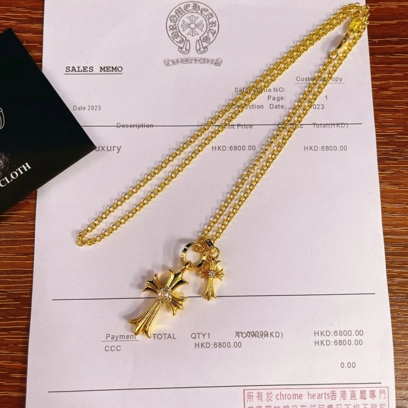 Elegant Chrome Hearts Necklaces 236589