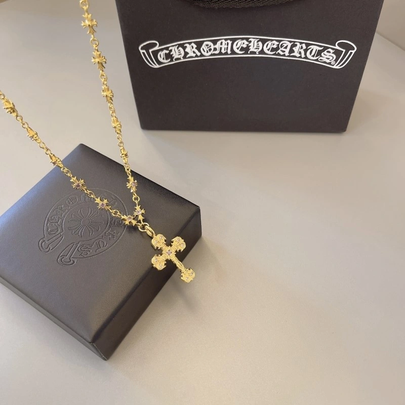 Seasonal Chrome Hearts Necklaces 236616