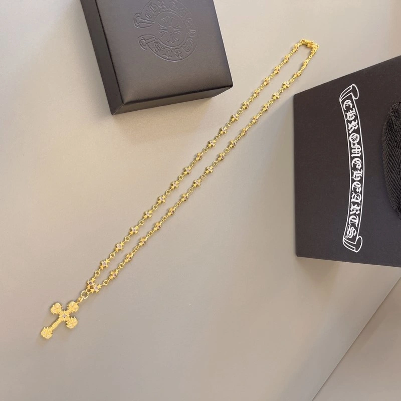 Seasonal Chrome Hearts Necklaces 236616