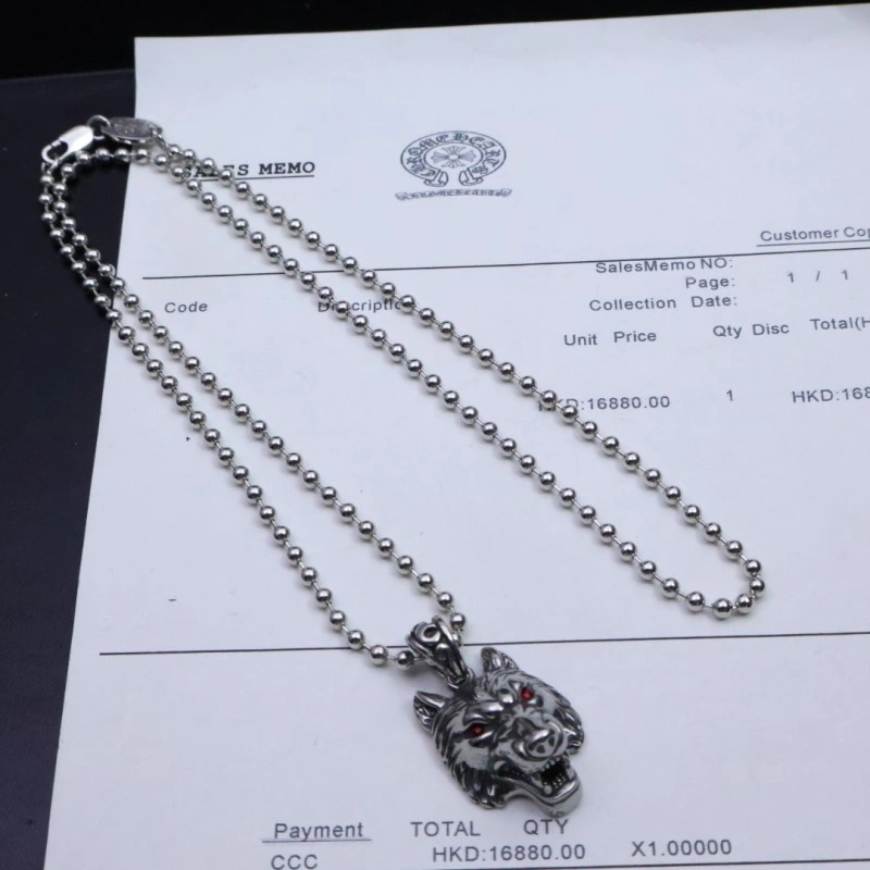 WaterResistant Chrome Hearts Necklaces 236563