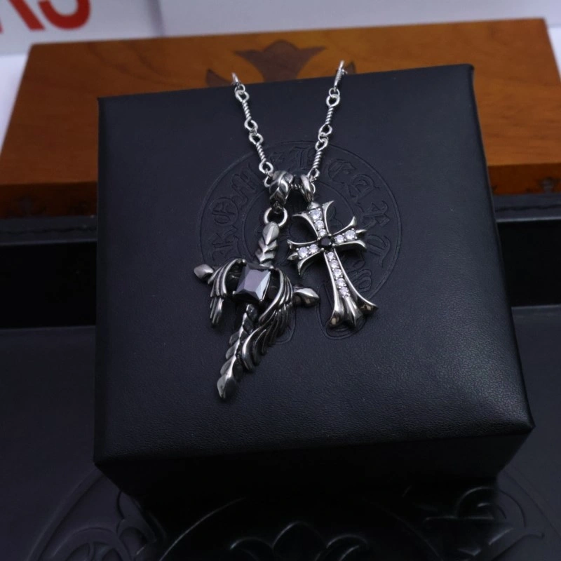 Cozy Chrome Hearts Necklaces 236498