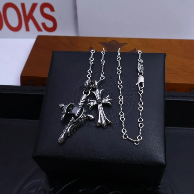 Cozy Chrome Hearts Necklaces 236498