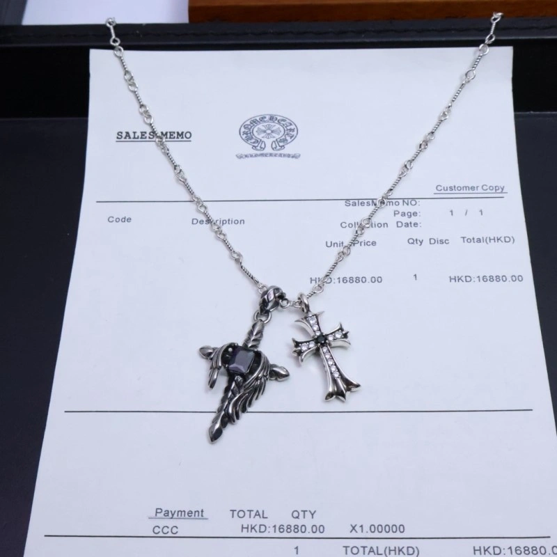 Cozy Chrome Hearts Necklaces 236498