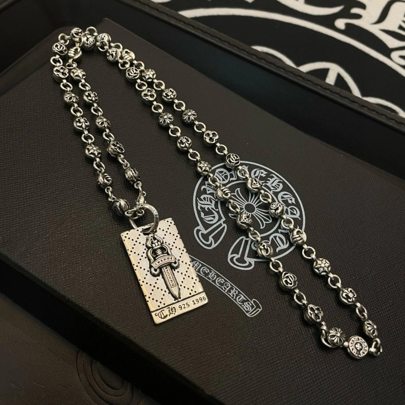 Seasonal Chrome Hearts Necklaces 236445