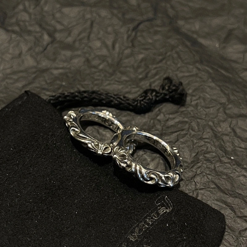 Chic Chrome Hearts Rings 240914