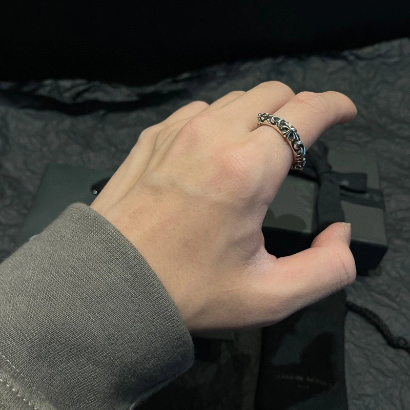 Chic Chrome Hearts Rings 240914