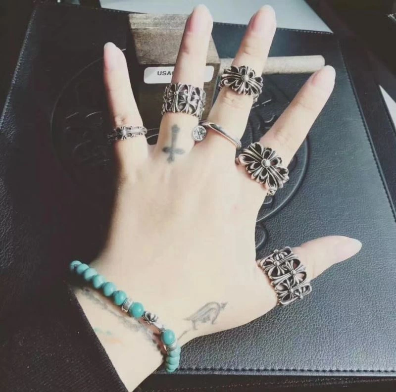 Elegant Chrome Hearts Rings 240392