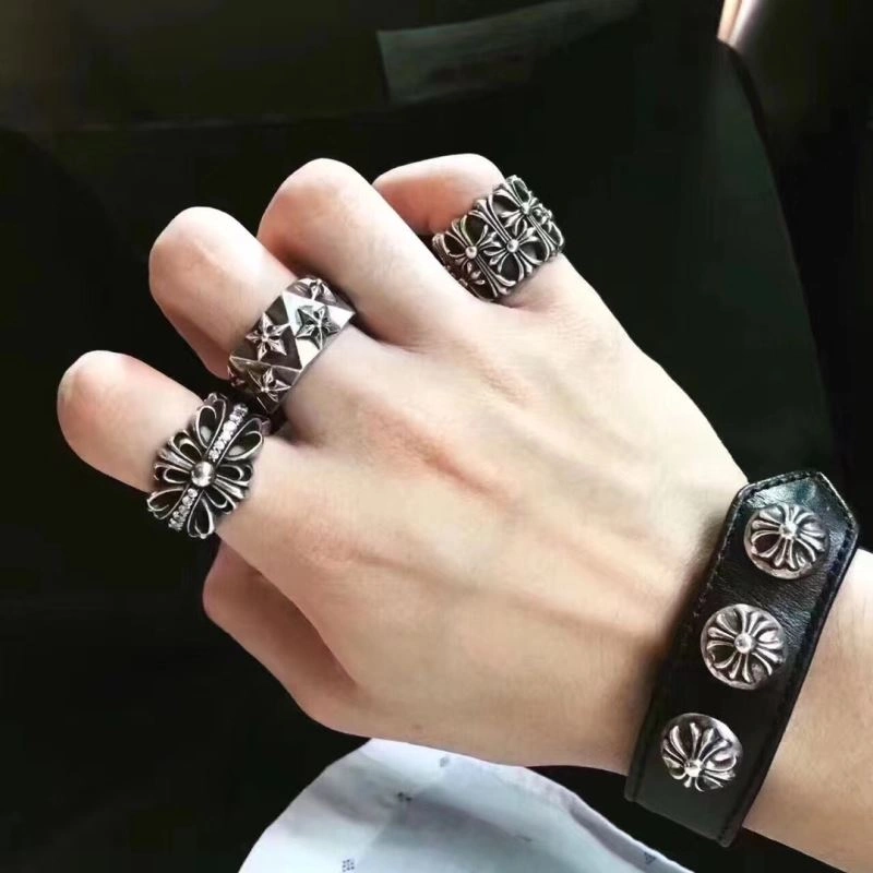 Elegant Chrome Hearts Rings 240392