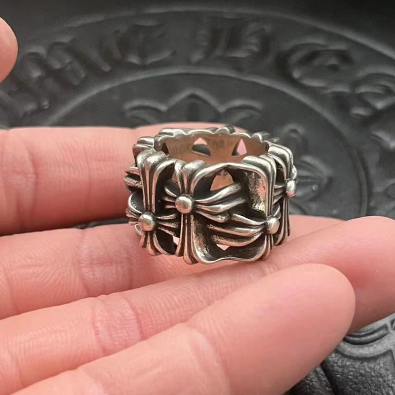 Chic Chrome Hearts Rings 238397