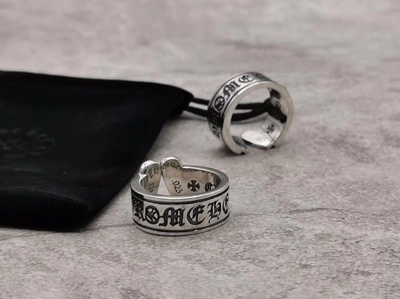 Bright Chrome Hearts Rings 237468
