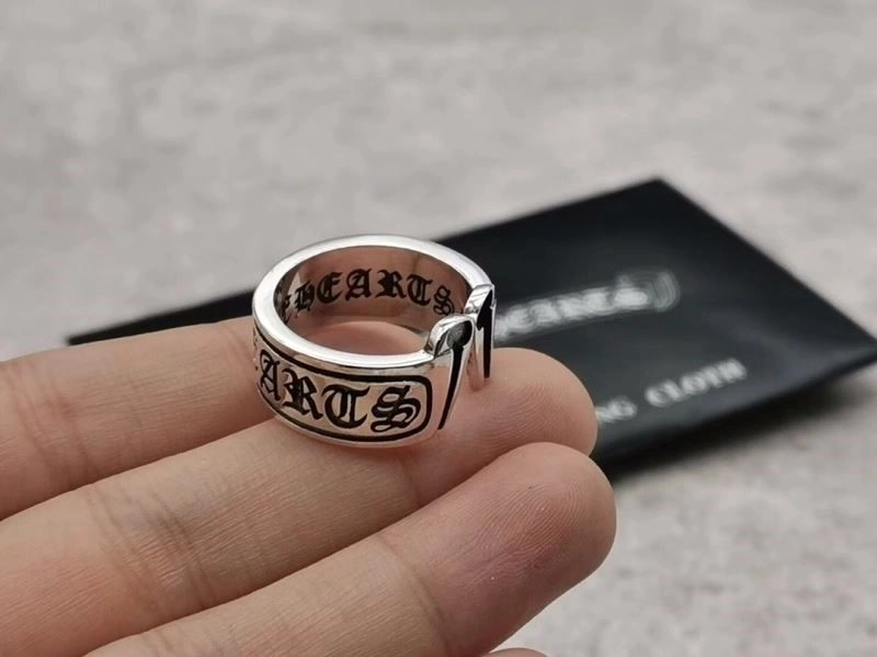Bright Chrome Hearts Rings 237468
