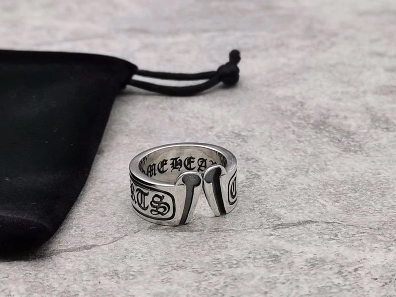 Bright Chrome Hearts Rings 237468