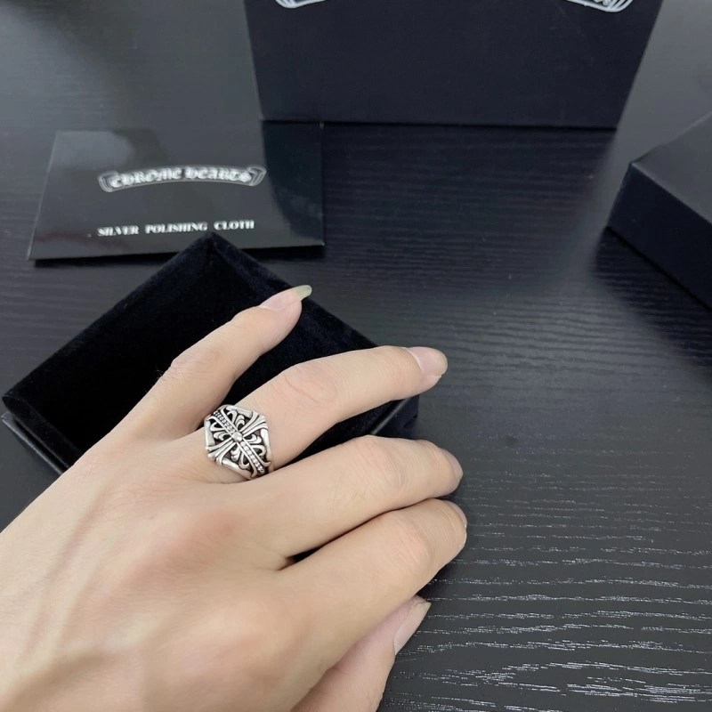 Sophisticated Chrome Hearts Rings 237472