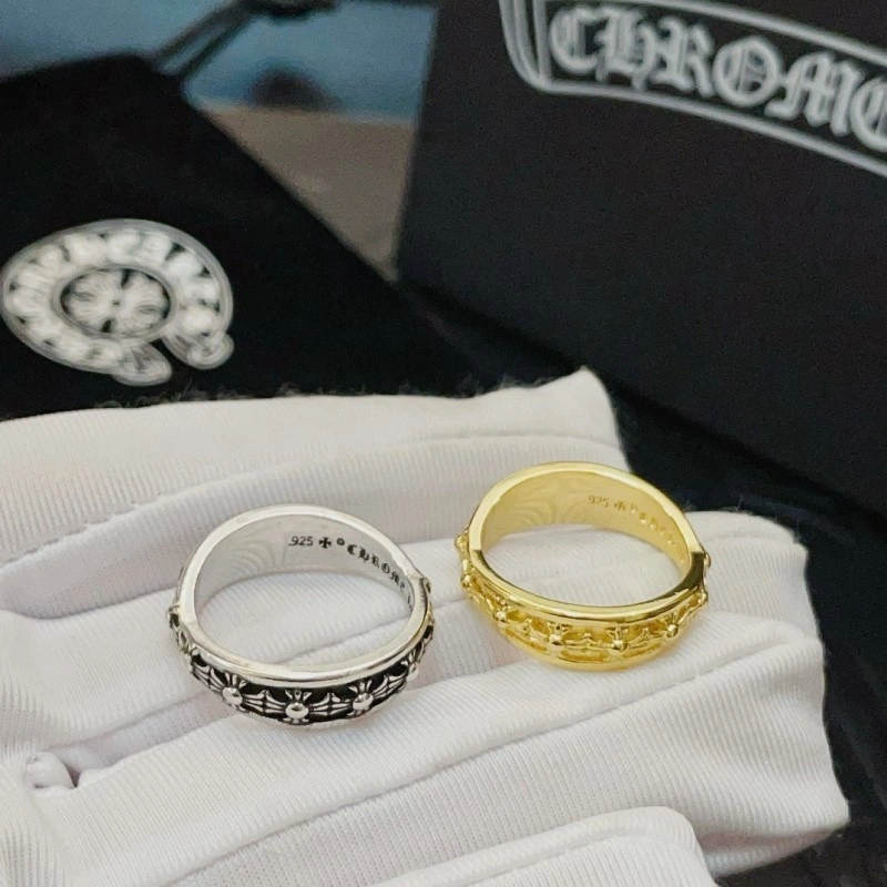 Sophisticated Chrome Hearts Rings 237464