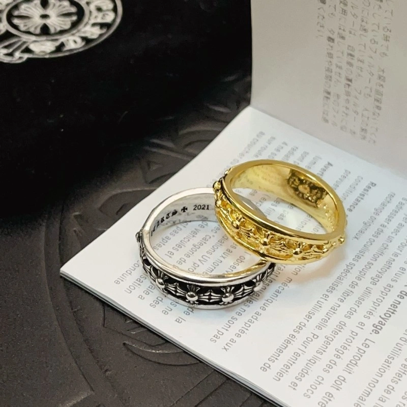 Sophisticated Chrome Hearts Rings 237464