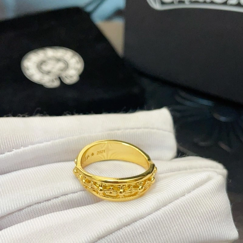 Sophisticated Chrome Hearts Rings 237464