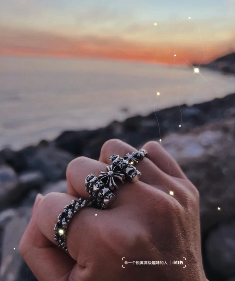 FlexibleFit Chrome Hearts Rings 236443