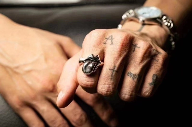Stretchable Chrome Hearts Rings 236468