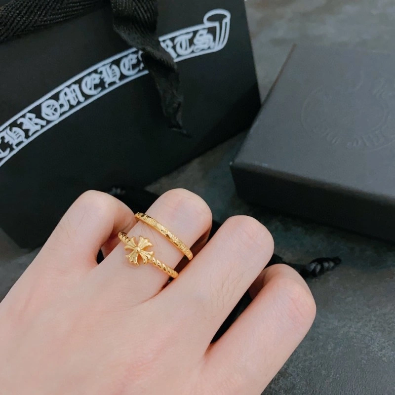 Stretchable Chrome Hearts Rings 236413