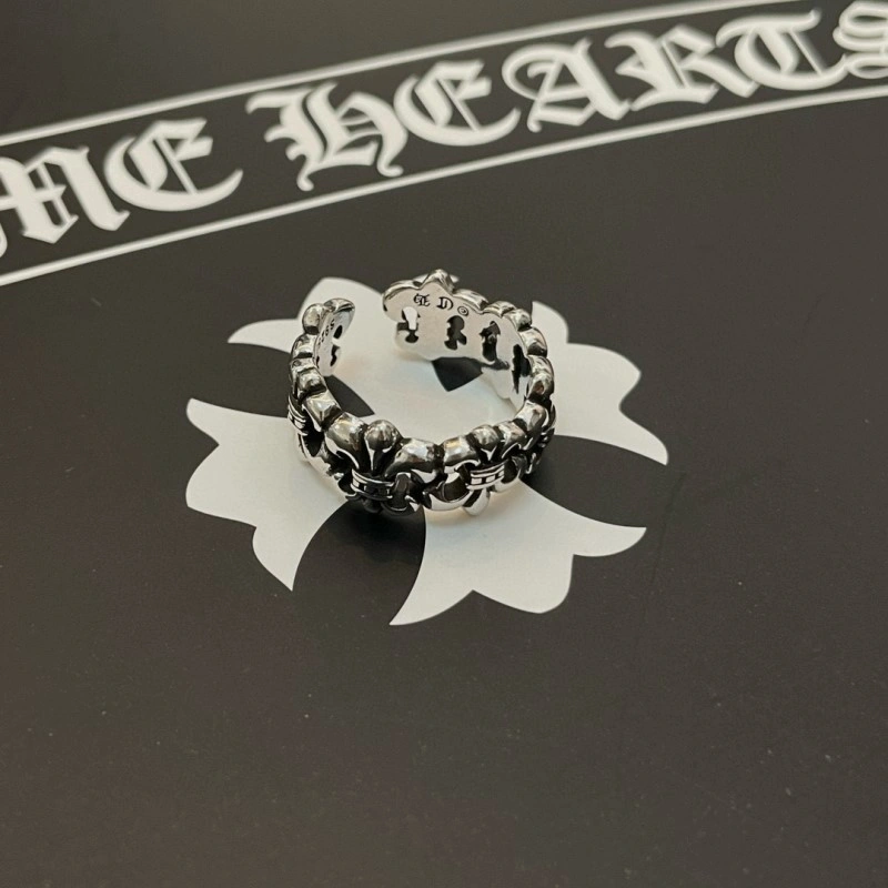 Upgraded Chrome Hearts Rings 236395