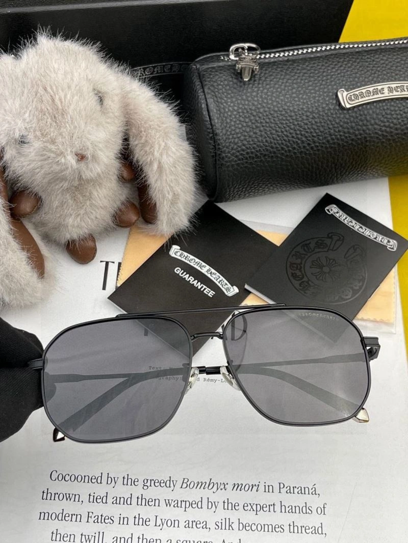 Bright Chrome Hearts Sunglasses 279013