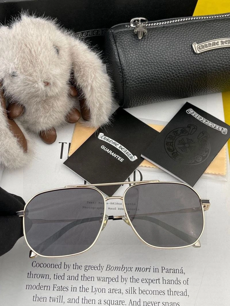 Bright Chrome Hearts Sunglasses 279013