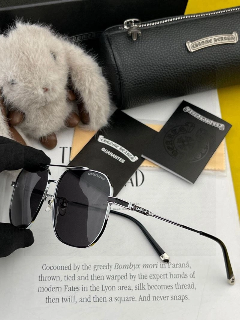 Bright Chrome Hearts Sunglasses 279013