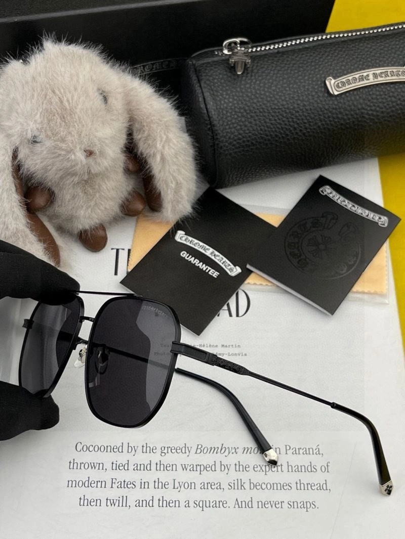 Bright Chrome Hearts Sunglasses 279013