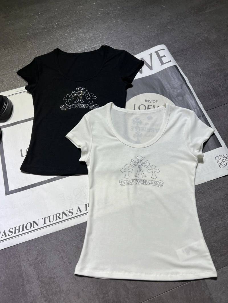 Chrome Hearts T-Shirts Stretchable 118209