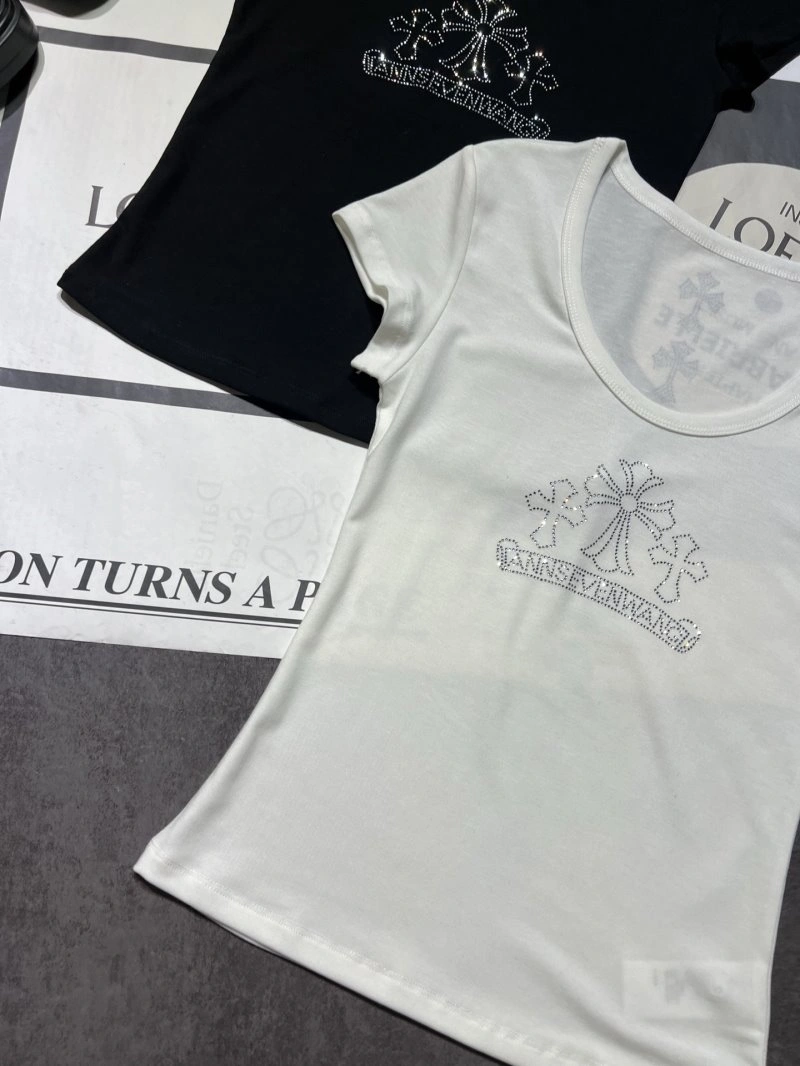 Chrome Hearts T-Shirts Stretchable 118209