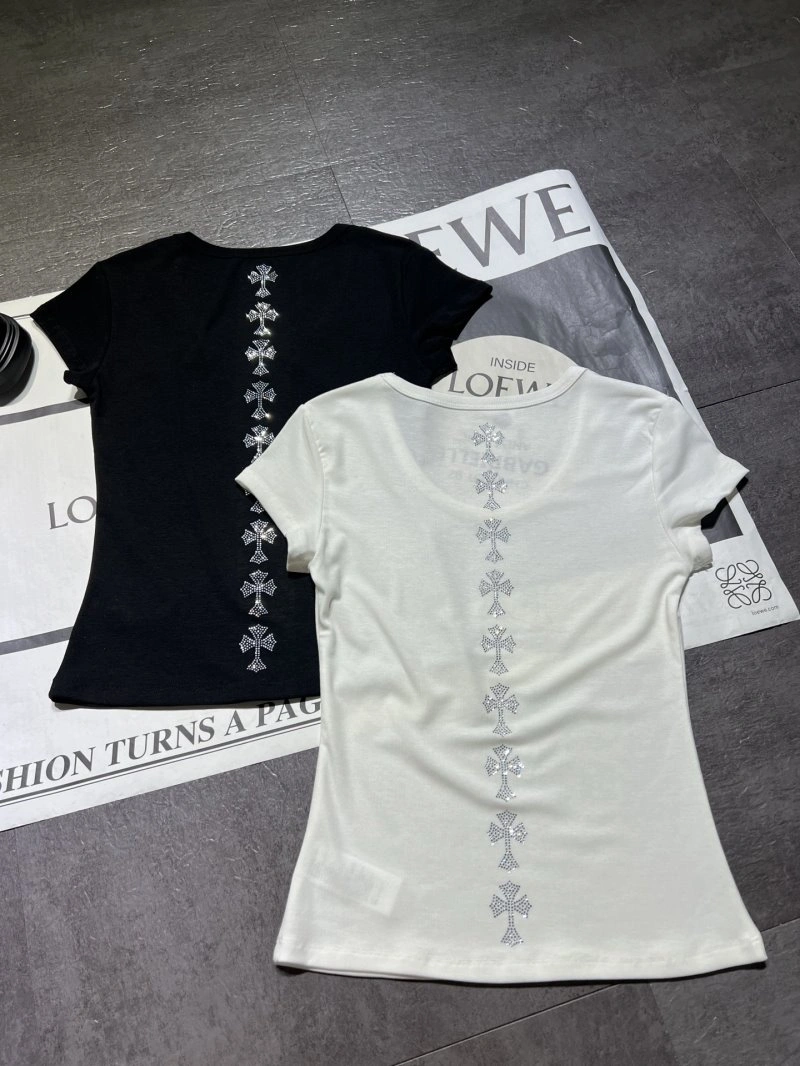 Chrome Hearts T-Shirts Stretchable 118209