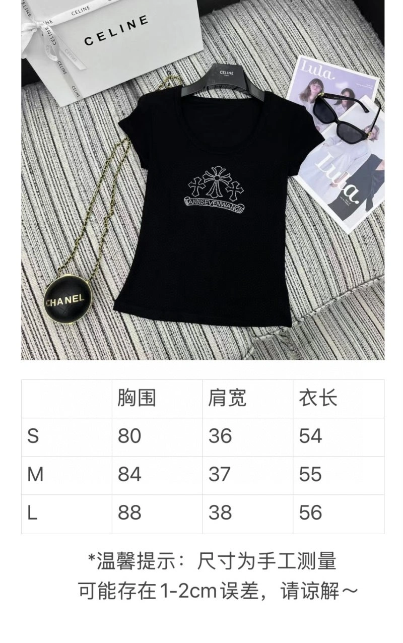 Chrome Hearts T-Shirts Compact 118232