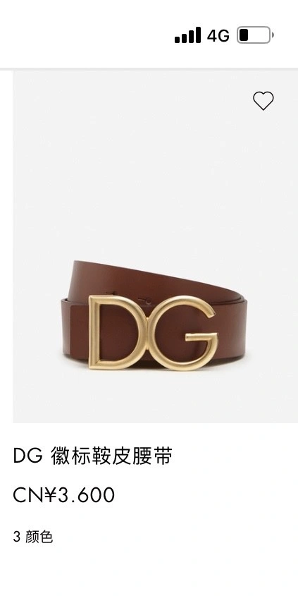 Cozy Dolce Gabbana Belts 285436