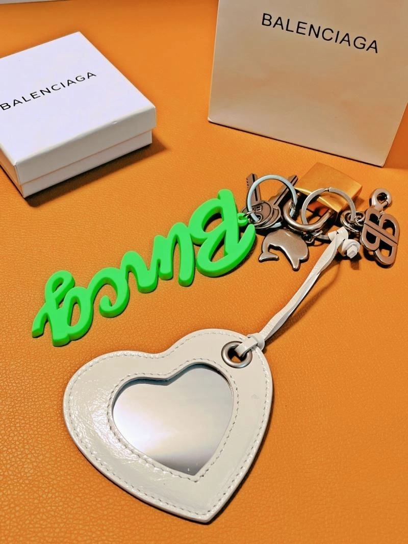 Contemporary GoldenBalenciaga Keychain - Luxury Accessory 70130