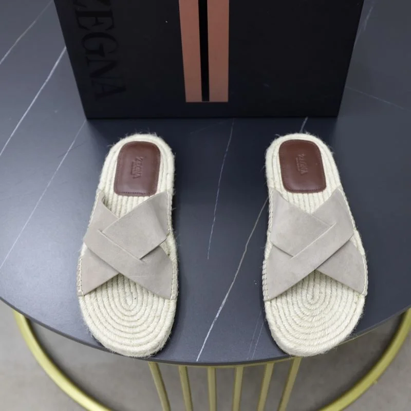 RelaxedFit Ermenegildo Zegna Sandals 4889