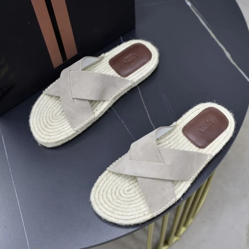 RelaxedFit Ermenegildo Zegna Sandals 4889