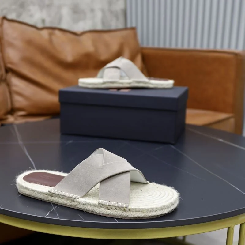 RelaxedFit Ermenegildo Zegna Sandals 4889