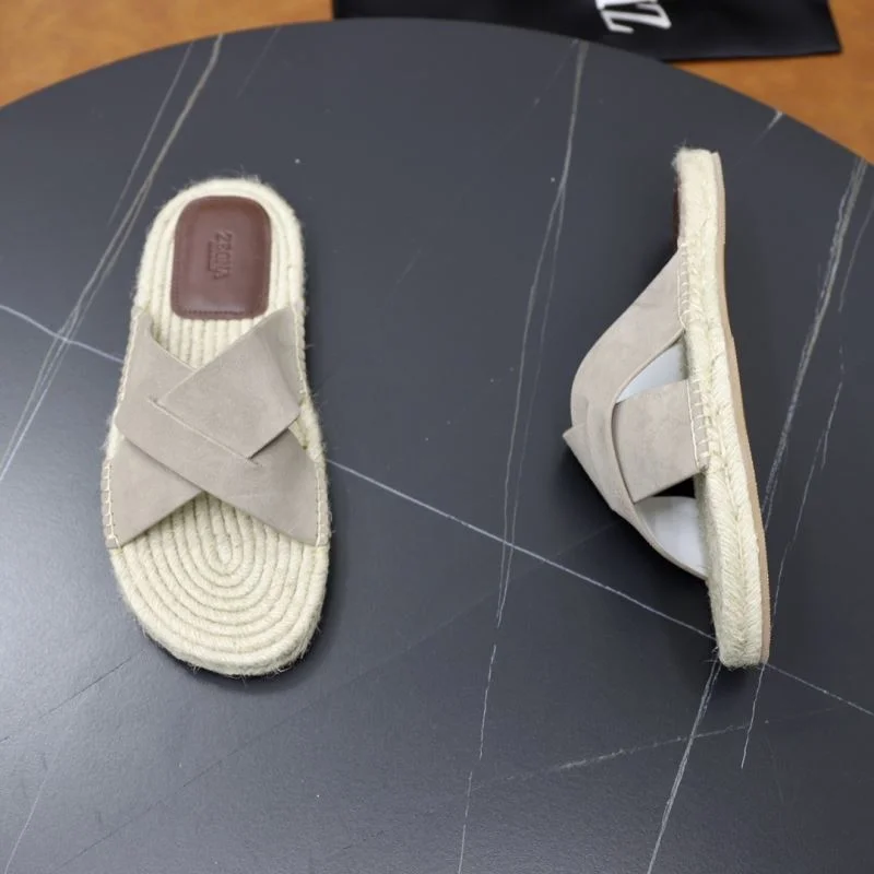 RelaxedFit Ermenegildo Zegna Sandals 4889