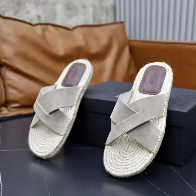 RelaxedFit Ermenegildo Zegna Sandals 4889