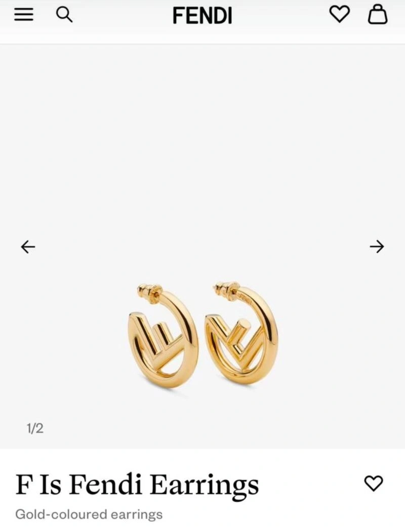 Lightweight Fendi Earrings 207476