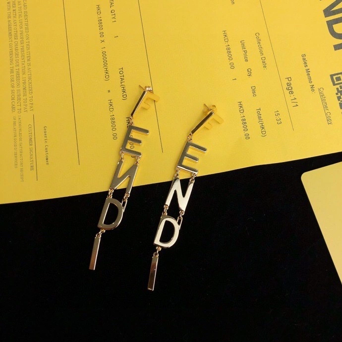 Fendi Earrings Minimalist 212630