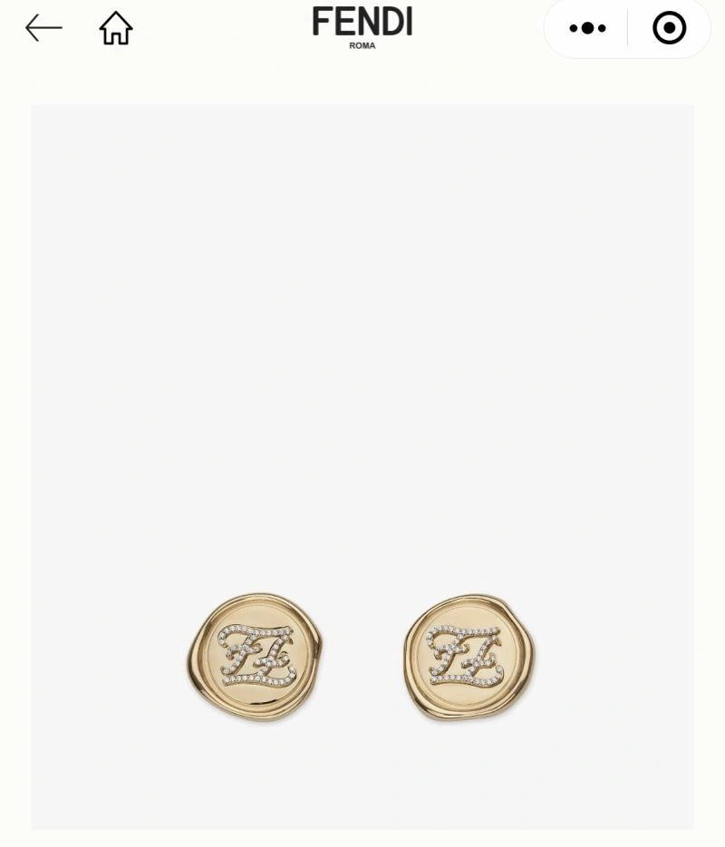 Contemporary Fendi Earrings 208786