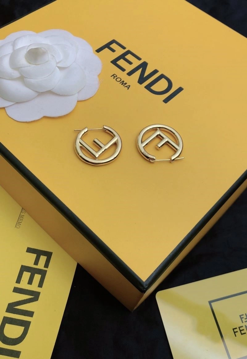 Fendi Earrings ZipUp 208780