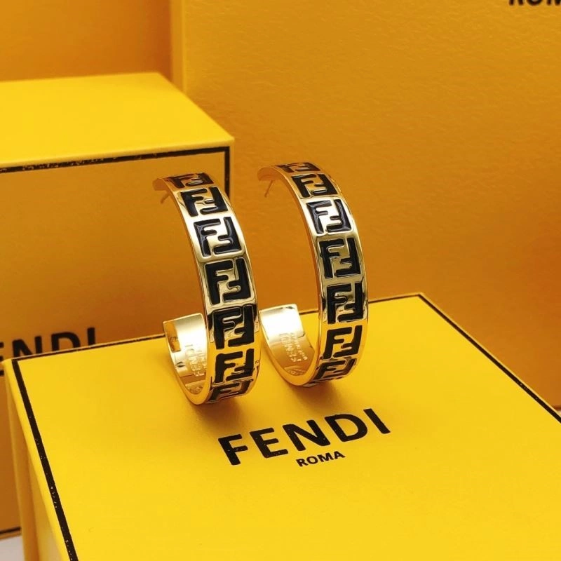 Fendi Earrings ZipUp 208792