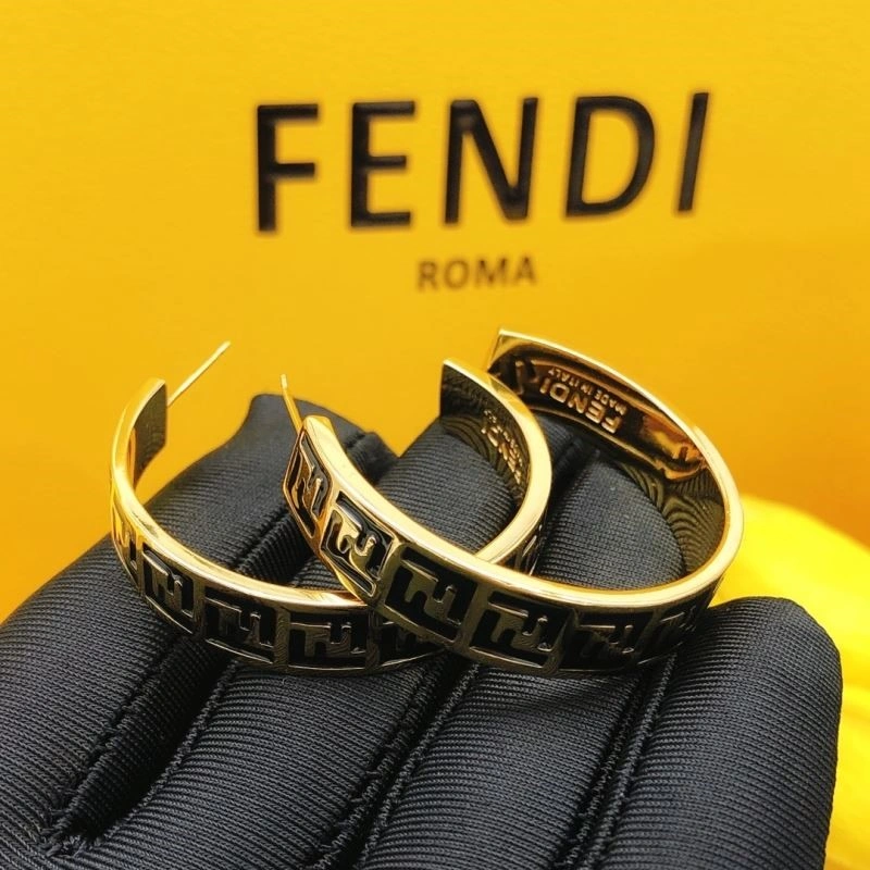 Fendi Earrings ZipUp 208792